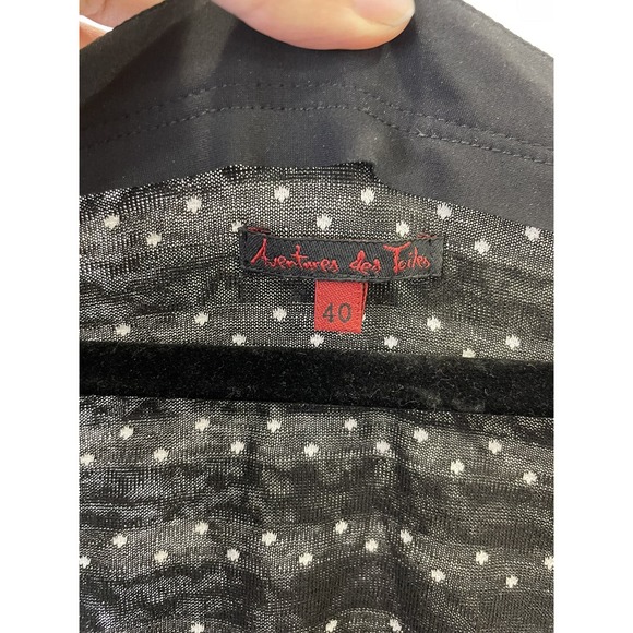 Adventures Des‎ Toiles Striped Short Sleeve Mini Dress Tunic - Picture 6 of 12